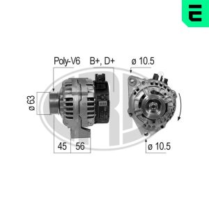 Alternator ERA 210216A – CITROEN | AutoRival