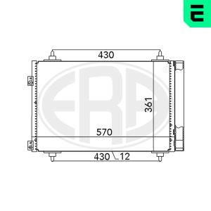 Condensator climatizare ERA 667013 – CITROEN | AutoRival