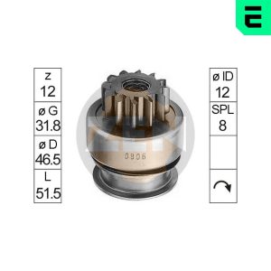 Cuplaj unisens demaror ERA ZN0806 – CITROEN | AutoRival