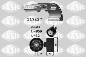 Kit distributie DACIA DUSTER Autoutilitara/SUV 1.5 dCi diesel 109 cai SASIC 1754026