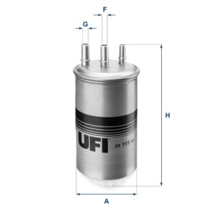 Filtru combustibil DACIA DUSTER Autoutilitara/SUV 1.5 dCi diesel 90 cai UFI 24.115.00
