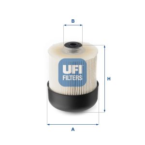 Filtru combustibil DACIA DUSTER (HM_) 1.5 dCi 90 (HMAA) diesel 90 cai UFI 26.115.00