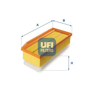 Filtru aer DACIA DUSTER (HM_) 1.6 SCe 115 (HMM1) benzina 115 cai UFI 30.A16.00
