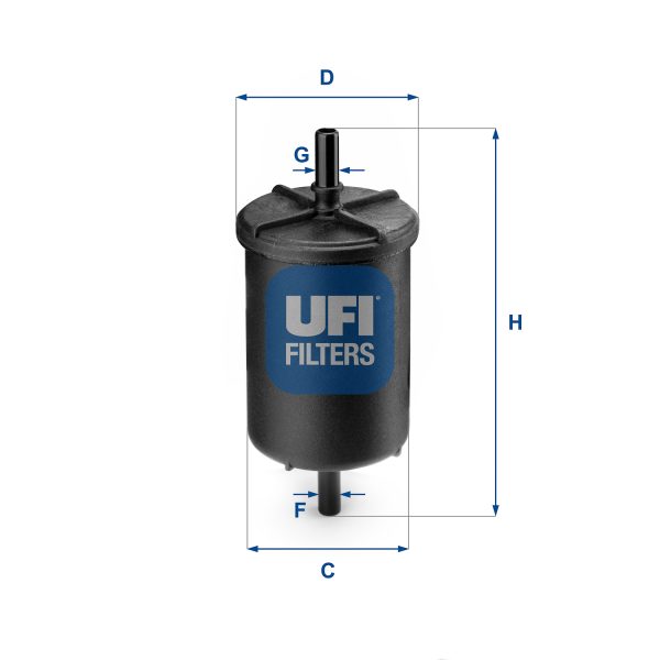 Filtru combustibil DACIA DUSTER Autoutilitara/SUV 1.6 SCe 115 LPG Benzina/Autogaz (GPL) 115 cai UFI 31.948.00