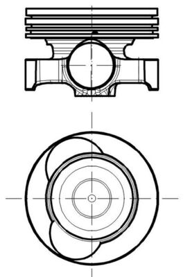 Piston DACIA DUSTER (HM_) 1.5 dCi 95 (HMAF) diesel 95 cai MAHLE ORIGINAL 021 PI 00118 300