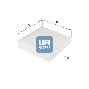 Filtru polen DACIA DUSTER (HM_) 1.0 TCe 90 benzina 91 cai UFI 53.256.00