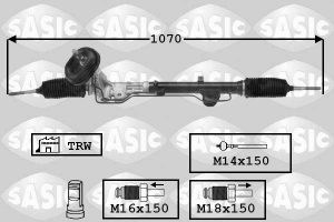Caseta directie DACIA DUSTER (HS_) 1.5 dCi diesel 86 cai SASIC 7174027