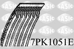 Curea transmisie cu caneluri DACIA DUSTER (HS_) 1.6 SCe 115 benzina 115 cai SASIC 7PK1051E