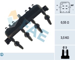 Bobina de inductie DACIA DUSTER Autoutilitara/SUV 1.6 SCe 115 benzina 115 cai FAE 80208