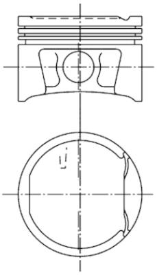 Piston DACIA DUSTER (HS_) 1.6 16V benzina 105 cai KOLBENSCHMIDT 99746610