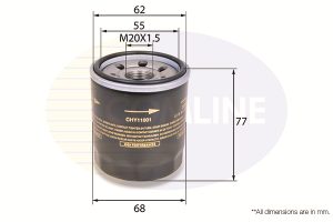 Filtru ulei DACIA DUSTER Autoutilitara/SUV 1.6 SCe 115 4x4 benzina 115 cai COMLINE CHY11001