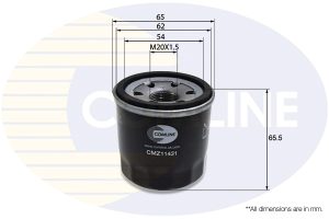 Filtru ulei DACIA DUSTER (HM_) 1.6 SCe 115 (HMM1) benzina 115 cai COMLINE CMZ11431