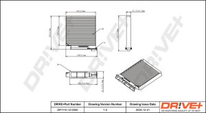 Filtru polen DACIA DUSTER Autoutilitara/SUV 1.6 SCe 115 4x4 benzina 115 cai DRIVE DP1110.12.0050