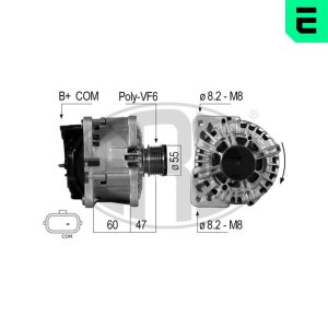 Alternator DACIA DUSTER (HS_) 1.5 dCi diesel 86 cai ERA 210705A