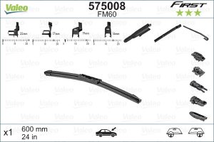 Lamela stergator DACIA DUSTER (HS_) 1.5 dCi (HSAJ) diesel 90 cai VALEO 575008