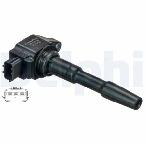 Bobina de inductie DACIA DUSTER Autoutilitara/SUV 1.2 TCe 125 4x4 (HSAU) benzina 125 cai DELPHI GN10798-12B1