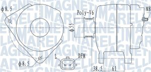 Alternator DACIA DUSTER (HS_) 1.6 16V LPG Benzina/Autogaz (GPL) 105 cai MAGNETI MARELLI 063732098010