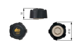 Buson vas expansiune DACIA DUSTER Autoutilitara/SUV 1.5 dCi diesel 109 cai GATES RC223