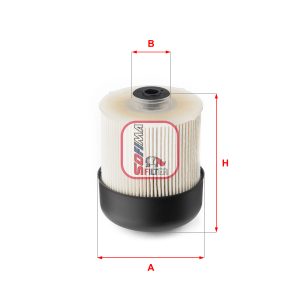 Filtru combustibil DACIA DUSTER (HM_) 1.5 dCi 90 (HMAA) diesel 90 cai SOFIMA S 6115 NE