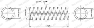 Arc spiral DACIA DUSTER (HS_) 1.5 dCi diesel 86 cai MONROE SP3940