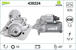 Electromotor DACIA DUSTER Autoutilitara/SUV 1.5 dCi diesel 90 cai VALEO 438224