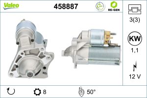 Electromotor DACIA DUSTER (HS_) 1.6 16V 4x4 benzina 105 cai VALEO 458887