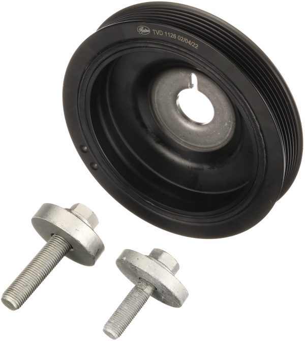 Fulie curea arbore cotit DACIA DUSTER (HM_) 1.5 dCi 90 (HMAA) diesel 90 cai GATES TVD1126A