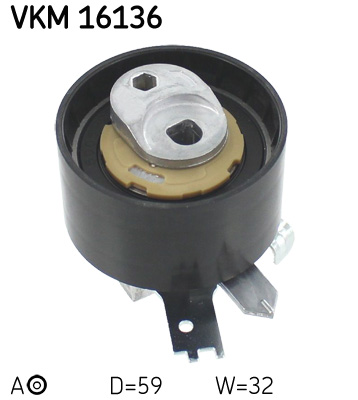 Rola intinzator curea distributie DACIA DUSTER (HM_) 1.5 dCi 90 (HMAA) diesel 90 cai SKF VKM 16136