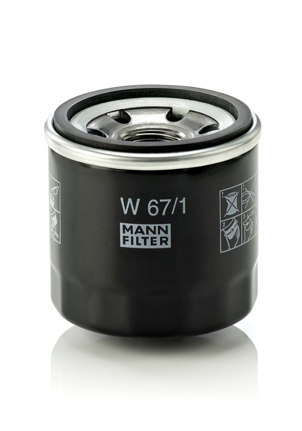 Filtru ulei DACIA DUSTER (HM_) 1.6 SCe 115 (HMM1) benzina 115 cai MANN-FILTER W 67/1