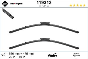 Lamela stergator DACIA DUSTER (HM_) 1.0 TCe 90 benzina 91 cai SWF 119313