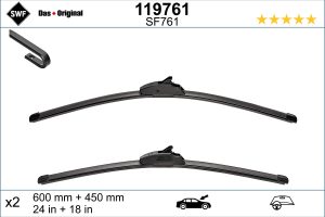 Lamela stergator DACIA DUSTER (HS_) 1.5 dCi diesel 86 cai SWF 119761