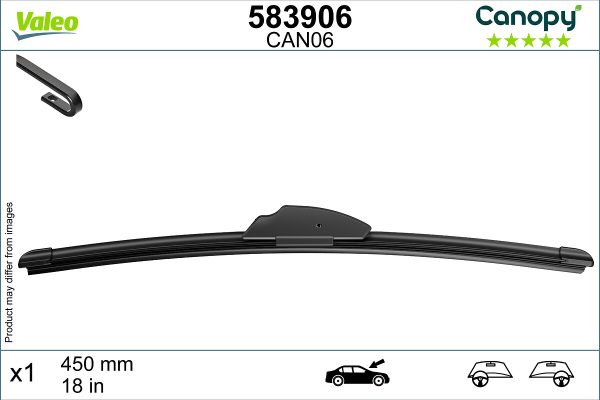 Lamela stergator DACIA DUSTER (HS_) 1.5 dCi (HSAJ) diesel 90 cai VALEO 583906