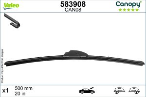 Lamela stergator DACIA DUSTER (HS_) 1.5 dCi diesel 86 cai VALEO 583908