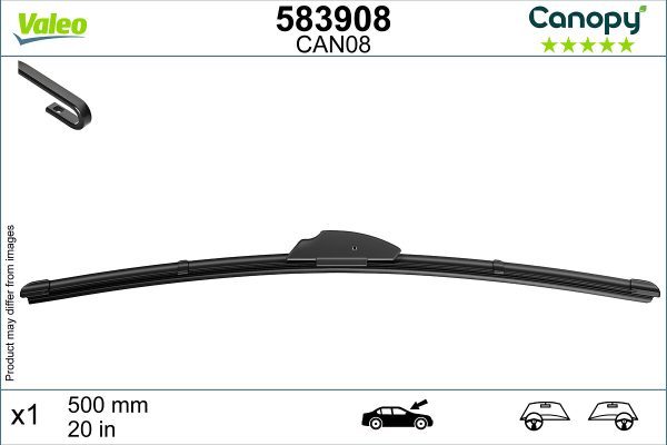 Lamela stergator DACIA DUSTER (HS_) 1.5 dCi diesel 86 cai VALEO 583908