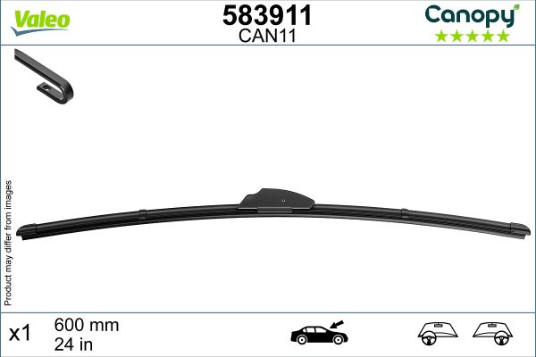 Lamela stergator DACIA DUSTER (HS_) 1.5 dCi (HSAJ) diesel 90 cai VALEO 583911