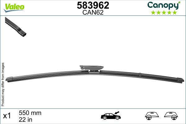 Lamela stergator DACIA DUSTER (HM_) 1.0 TCe 90 benzina 91 cai VALEO 583962