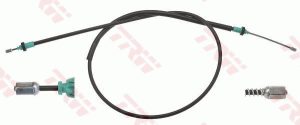 Cablu frana de parcare DACIA LOGAN (LS_) 1.6 16V (LS09, LS0L, LS0M, LS0P, LS0V, LS18, LS1S, LS1V,... benzina 105 cai TRW GCH440