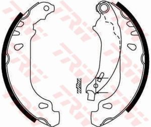 Set saboti frana DACIA LOGAN (LS_) 1.2 16V (LS1N, LS02, BS02) benzina 75 cai TRW GS8669