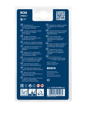 Bujie DACIA LOGAN II 1.2 LPG Benzina/Autogaz (GPL) 75 cai BOSCH 0 242 129 800