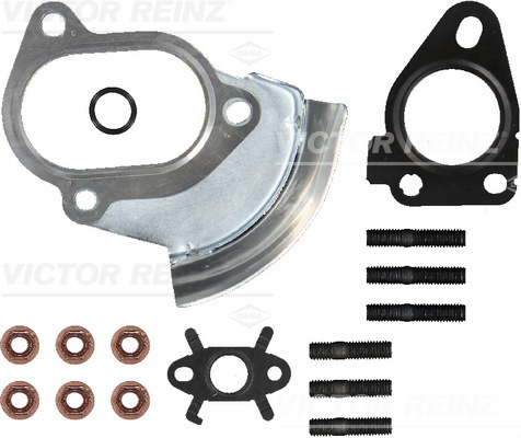 Set montaj turbocompresor DACIA LODGY (JS_) 1.5 dCi (JSMW) diesel 85 cai VICTOR REINZ 04-10346-01