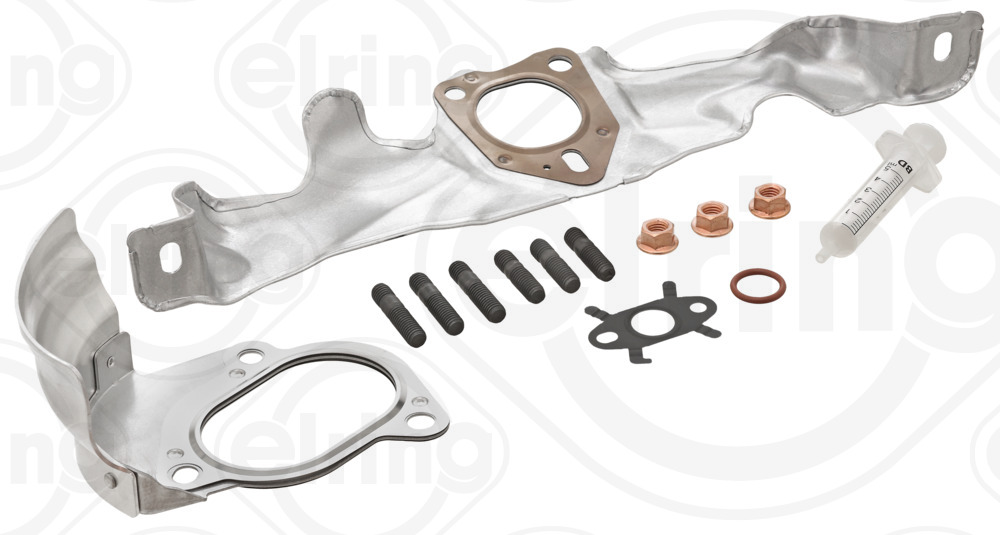 Set montaj turbocompresor DACIA DUSTER (HS_) 1.5 dCi 4x4 diesel 109 cai ELRING 518.980