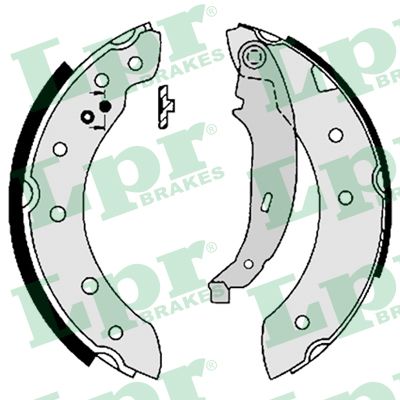 Set saboti frana DACIA SANDERO 1.6 16V benzina 105 cai LPR 07130