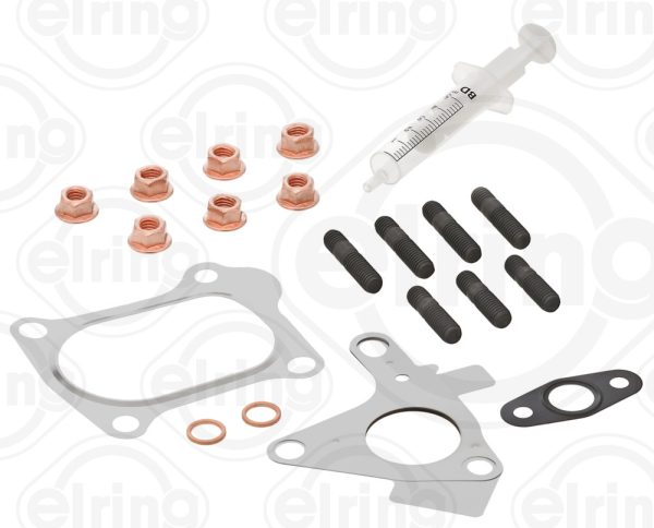 Set montaj turbocompresor DACIA LOGAN (LS_) 1.5 dCi (LS0K) diesel 68 cai ELRING 714.351