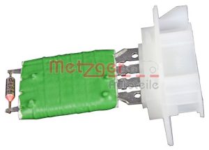 Rezistor ventilator habitaclu DACIA SANDERO 1.5 dCi diesel 75 cai METZGER 0917221