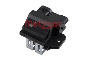 Rezistenta in serie motor electric (ventilator radiator) DACIA SANDERO II TCe 90 (B8M1, B8MA, B8AC) benzina 90 cai METZGER 0917365