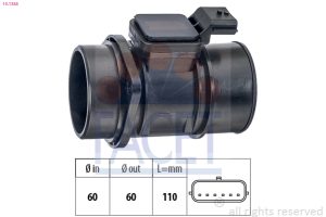 Senzor debit aer DACIA LOGAN (LS_) 1.5 dCi (LS0K) diesel 68 cai FACET 10.1388
