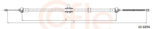 Cablu frana de parcare DACIA LODGY (JS_) 1.5 dCi (JSMC, JSAF) diesel 107 cai COFLE 10.6896