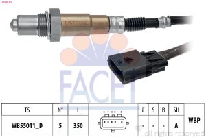 Sonda Lambda DACIA LODGY (JS_) 1.5 dCi diesel 90 cai FACET 10.8540
