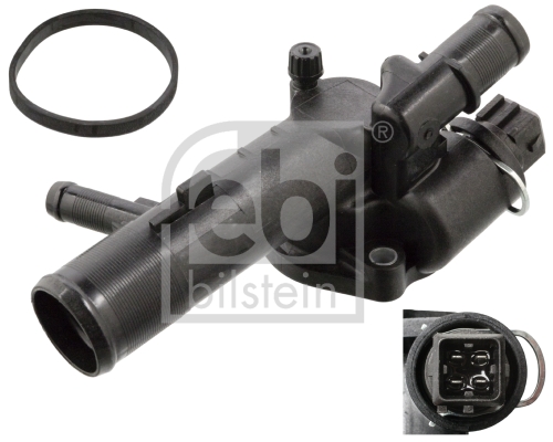 Termostat lichid racire DACIA DUSTER (HS_) 1.5 dCi diesel 86 cai FEBI BILSTEIN 104758