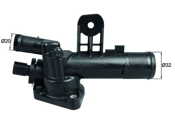 Termostat lichid racire DACIA LOGAN MCV II 1.5 dCi diesel 75 cai MAHLE ORIGINAL TI 247 83